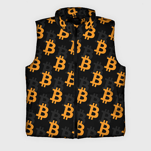 Мужской жилет БИТКОИН BITCOIN / 3D-Черный – фото 1