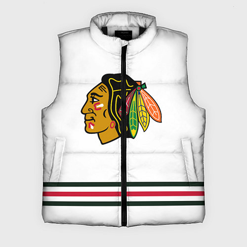 Мужской жилет Чикаго Блэкхокс Форма1 / 3D-Черный – фото 1