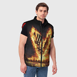 Мужской жилет ВИКИНГИ VIKINGS V, цвет: 3D-красный — фото 2