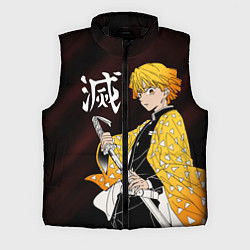 Мужской жилет КЛИНОК РАССЕКАЮЩИЙ ДЕМОНОВ, цвет: 3D-черный