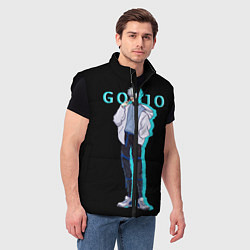 Мужской жилет Годжо Сатору Магическая битва, цвет: 3D-черный — фото 2