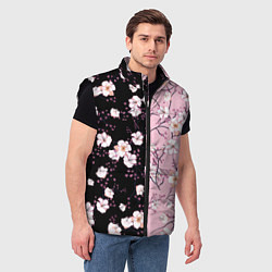 Мужской жилет САКУРА SAKURA ВИШНЯ, цвет: 3D-черный — фото 2