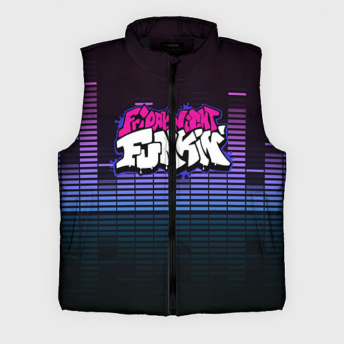 Мужской жилет Friday Night Funkin / 3D-Черный – фото 1