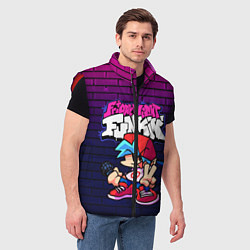 Мужской жилет FRIDAY NIGHT FUNKIN, цвет: 3D-красный — фото 2