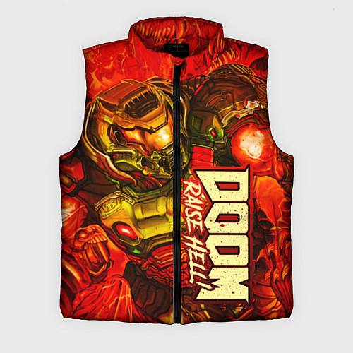 Мужской жилет DOOM Eternal / 3D-Красный – фото 1
