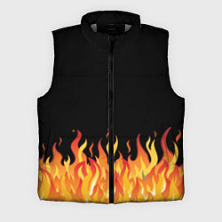 Мужской жилет ОГОНЬ И НИЧЕГО ЛИШНЕГО, цвет: 3D-светло-серый