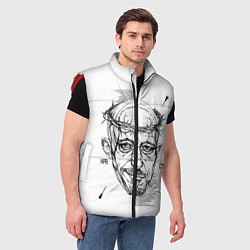 Мужской жилет Кровосток, цвет: 3D-красный — фото 2