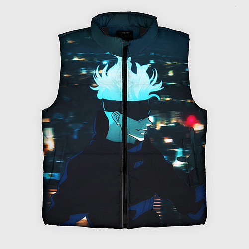 Мужской жилет Магическая битва / 3D-Черный – фото 1
