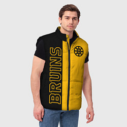 Мужской жилет NHL BOSTON BRUINS, цвет: 3D-черный — фото 2