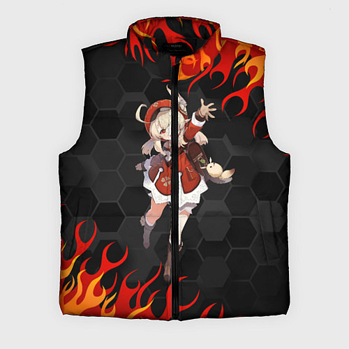 Мужской жилет Genshin Impact - Klee / 3D-Черный – фото 1