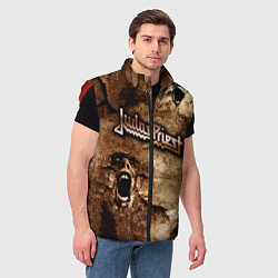 Мужской жилет JUDAS PRIEST SCREAM, цвет: 3D-красный — фото 2