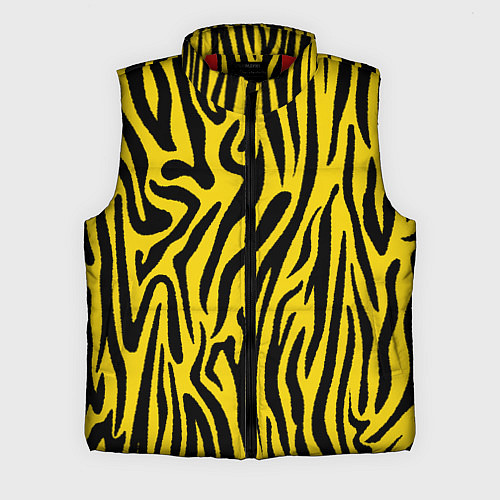 Мужской жилет Тигровые полоски / 3D-Красный – фото 1