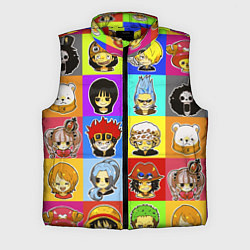 Мужской жилет ONE PIECE ВАН ПИС УЗОР, цвет: 3D-красный