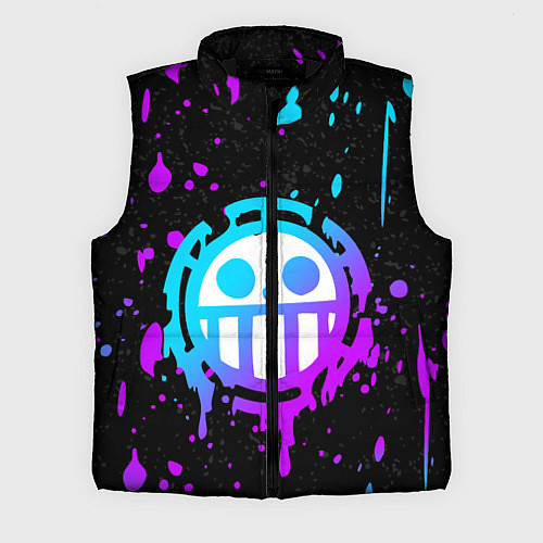 Мужской жилет ONE PIECE ВАН ПИС НЕОН / 3D-Черный – фото 1