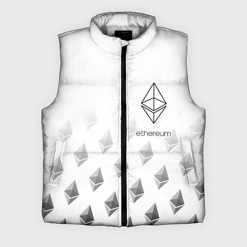 Мужской жилет ETHEREUM ЭФИРИУМ ЭФИР / 3D-Светло-серый – фото 1