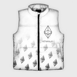 Мужской жилет ETHEREUM ЭФИРИУМ ЭФИР, цвет: 3D-светло-серый