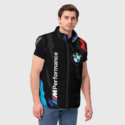 Мужской жилет BMW M PERFORMANCE БМВ М, цвет: 3D-светло-серый — фото 2