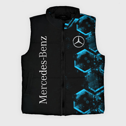 Мужской жилет Mercedes Мерседес Неон / 3D-Черный – фото 1