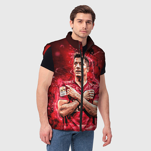 Мужской жилет Левандовски Lewandowski 9 / 3D-Красный – фото 3