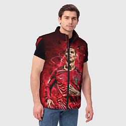 Мужской жилет Cristiano Ronaldo Portugal, цвет: 3D-красный — фото 2