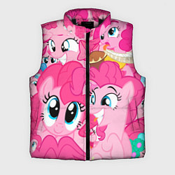Мужской жилет Pinkie Pie pattern, цвет: 3D-черный
