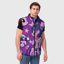 Мужской жилет Twilight Sparkle, цвет: 3D-красный — фото 2