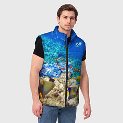 Мужской жилет Морской мир, цвет: 3D-черный — фото 2