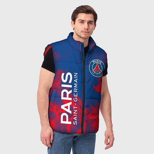 Мужской жилет ФК ПСЖ PARIS SAINT GERMAIN / 3D-Красный – фото 3