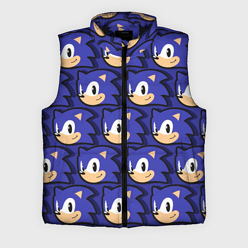 Мужской жилет Sonic pattern / 3D-Черный – фото 1