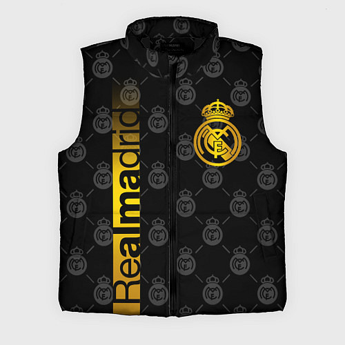 Мужской жилет РЕАЛ МАДРИД GOLD ЗОЛОТО / 3D-Черный – фото 1