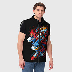 Мужской жилет Sonics team, цвет: 3D-светло-серый — фото 2