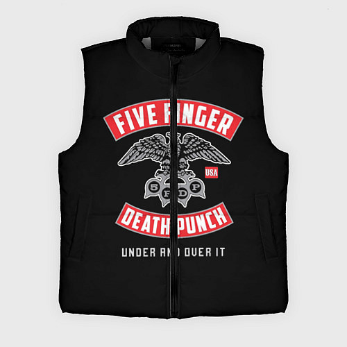 Мужской жилет Five Finger Death Punch 5FDP / 3D-Светло-серый – фото 1