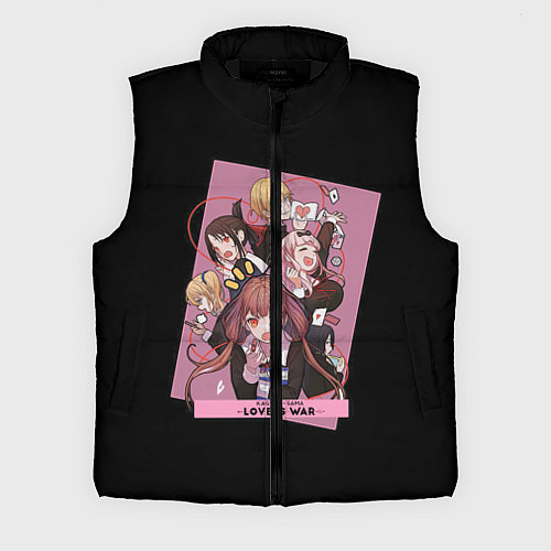 Мужской жилет Kaguya Sama Госпожа Кагуя / 3D-Черный – фото 1