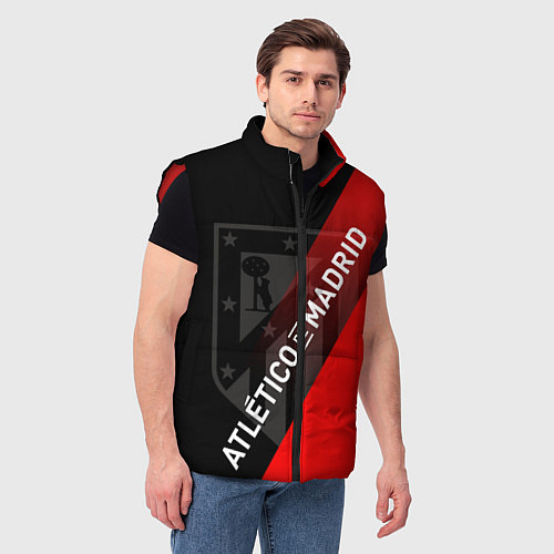 Мужской жилет АТЛЕТИКО МАДРИД ATLETICO / 3D-Красный – фото 3