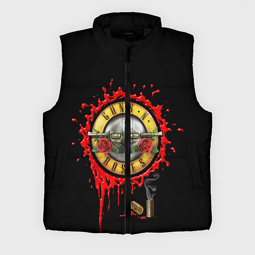 Мужской жилет GUNS N ROSES / 3D-Черный – фото 1
