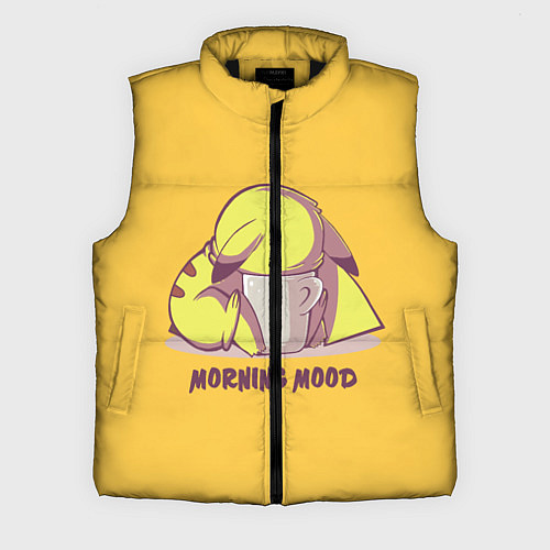 Мужской жилет Pikachu morning mood / 3D-Черный – фото 1