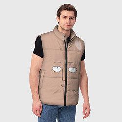 Мужской жилет Сайтама One-Punch Man, цвет: 3D-черный — фото 2