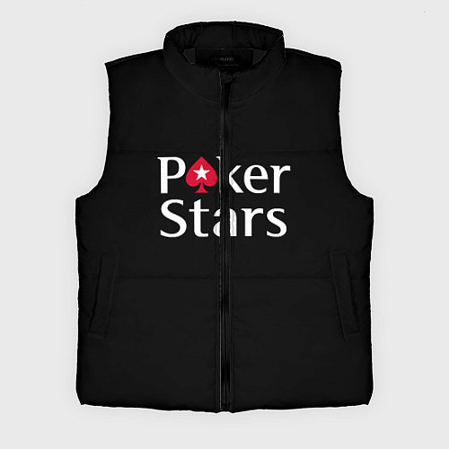 Мужской жилет Poker Stars / 3D-Черный – фото 1