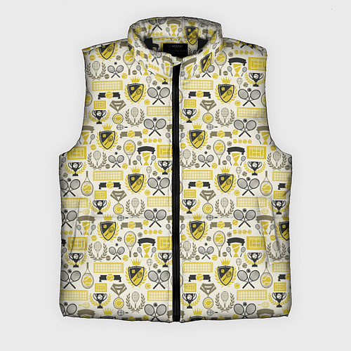 Мужской жилет Кубок Дэвиса / 3D-Черный – фото 1