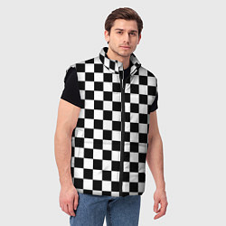 Мужской жилет Шахматист, цвет: 3D-черный — фото 2