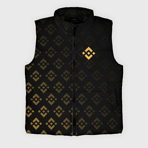 Мужской жилет BINANCE БИНАНС ПАТТЕРН / 3D-Черный – фото 1