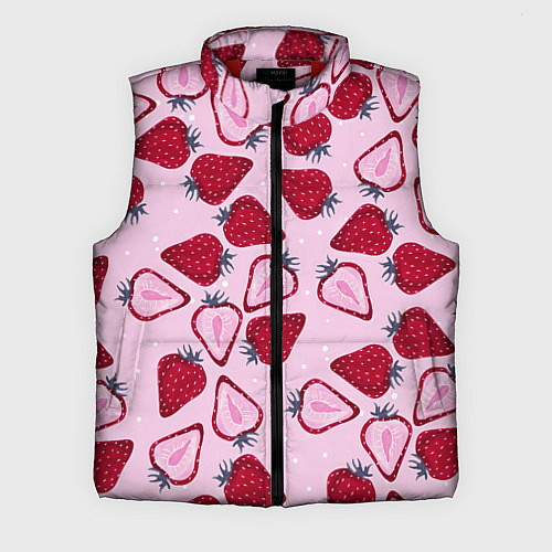 Мужской жилет Клубничка / 3D-Красный – фото 1