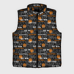 Мужской жилет BASKETBALL, цвет: 3D-черный