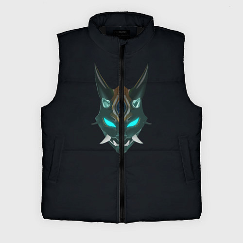 Мужской жилет Genshin Impact - Xiao / 3D-Черный – фото 1
