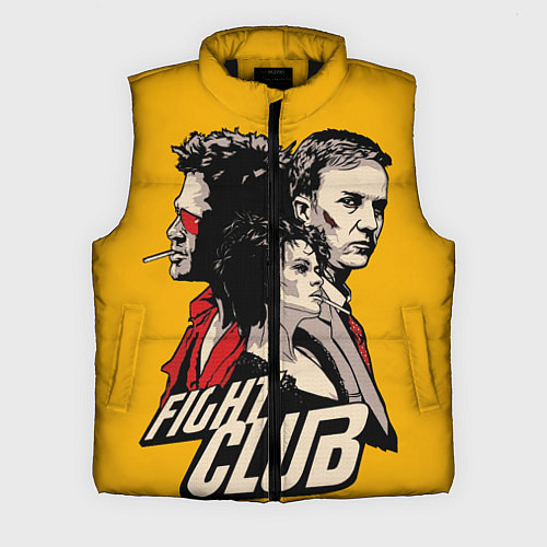 Мужской жилет Бойцовский Клуб Три личности / 3D-Черный – фото 1