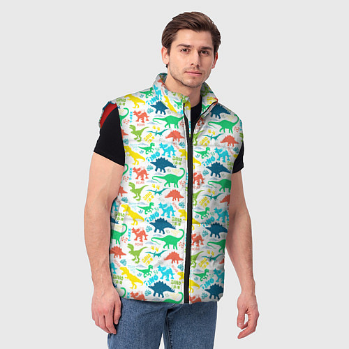 Мужской жилет DINOSAUR / 3D-Красный – фото 3