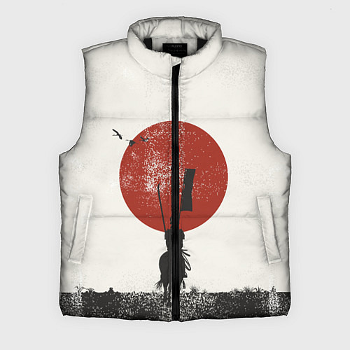 Мужской жилет Самурай на коне / 3D-Черный – фото 1