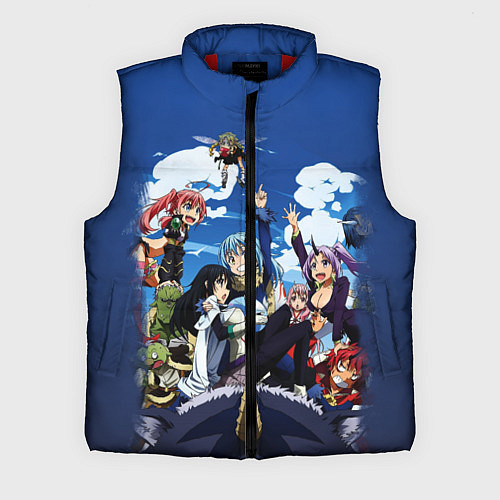 Мужской жилет Мое перерождение в слизь / 3D-Красный – фото 1