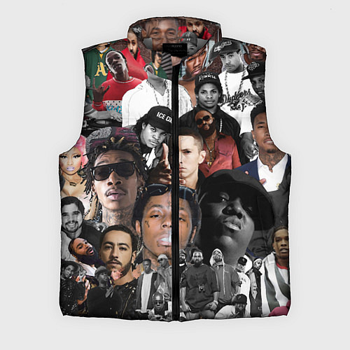 Мужской жилет Короли Рэпа KING RAP / 3D-Светло-серый – фото 1
