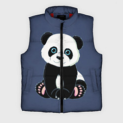 Мужской жилет Милая Панда Sweet Panda, цвет: 3D-красный